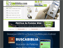 Tablet Screenshot of celubiblia.com